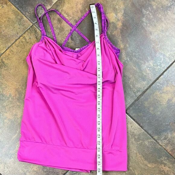 Lucy Feel The Beat Strappy Singlet Tank Top Medium - Picture 6 of 8